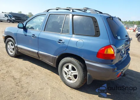 2001 Hyundai Santa Fe 2.7L V6 Gls/2.7L V6 Lx from USA, damaged, VIN KM8SC83D91U094513